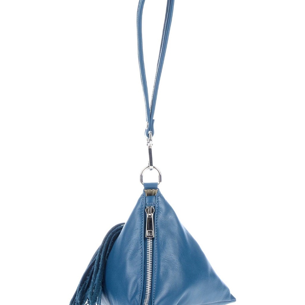 Milano Design Lauro DiMaggio Elegant Blue Leather Women's Bag